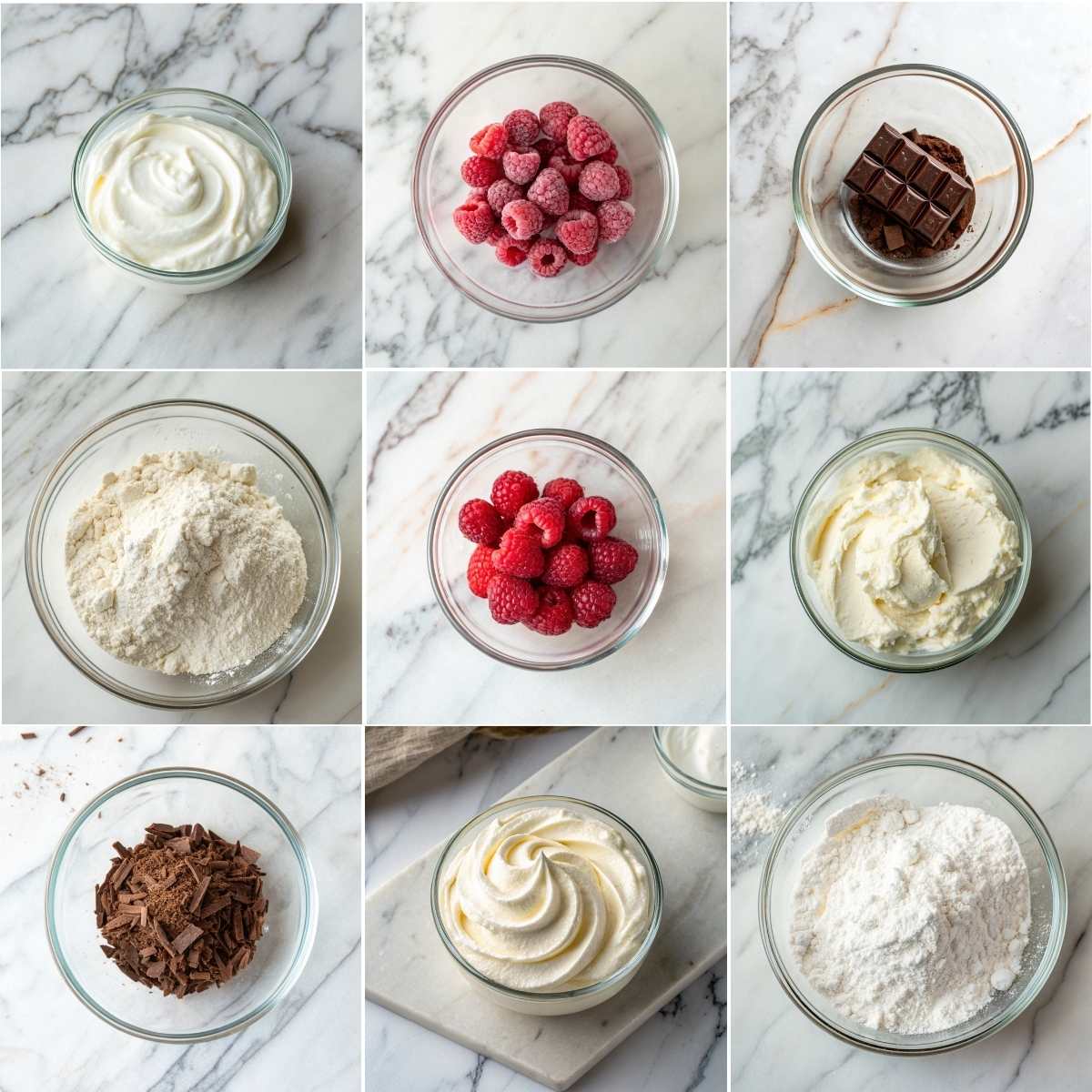 Easy Dark Chocolate Raspberry Cheesecake 11 Raspberry sauce and chocolate ganache ingredients with fresh raspberries sugar cream dark chocolate butter and cornstarch x