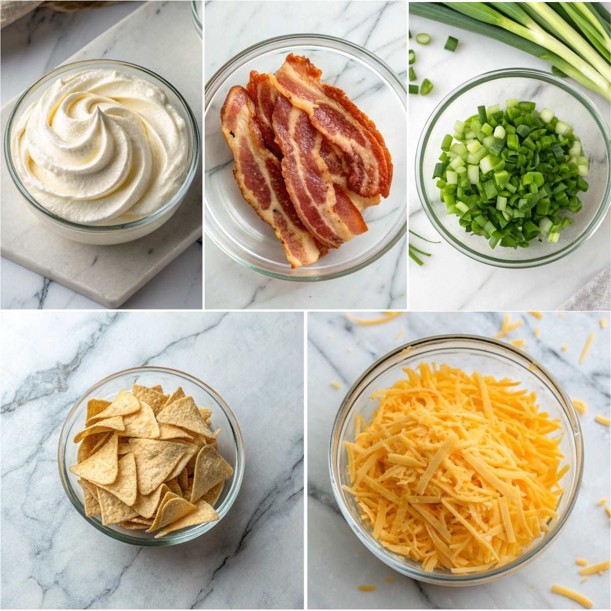 Easy Creamy Cowboy Soup 11 Creamy cowboy soup toppings with cheddar cheese sour cream green onions bacon bits tortilla chips for hearty bowls family!!