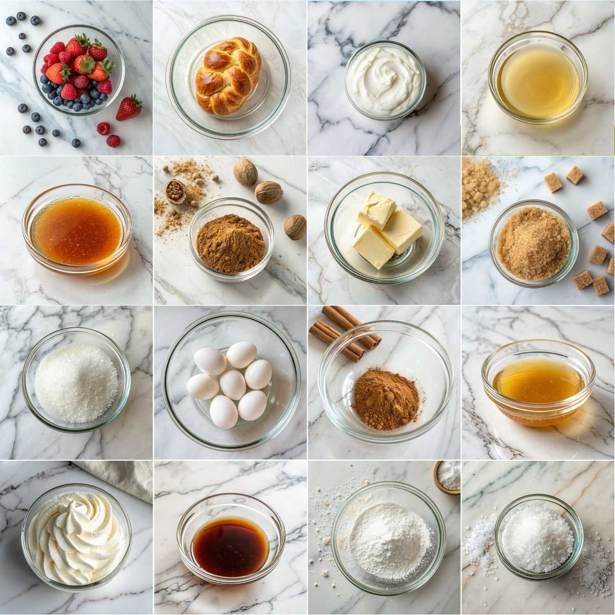 Easy Crème Brûlée French Toast Casserole 10 Ingredients for easy creme brulee French toast casserole with challah bread, eggs, cream, caramel and cinnamon sugar toppin