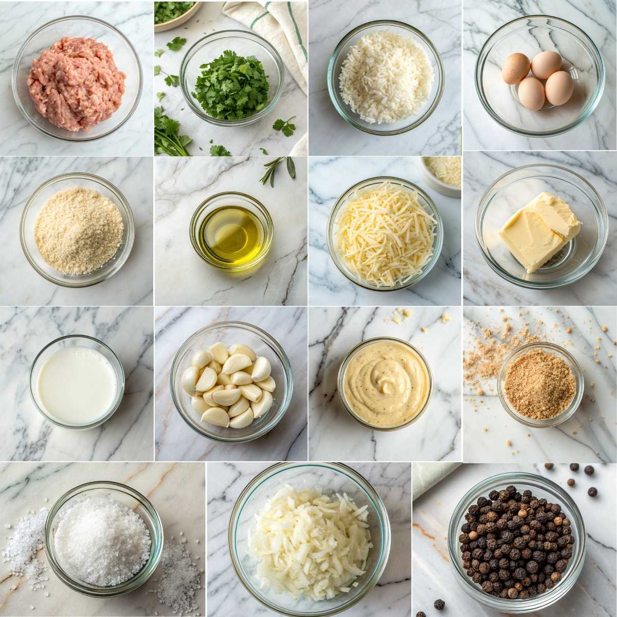 Easy Garlic Parmesan Chicken Meatloaf 10 Ingredients for easy garlic parmesan chicken meatloaf with ground chicken, breadcrumbs, parmesan cheese, garlic and herbs