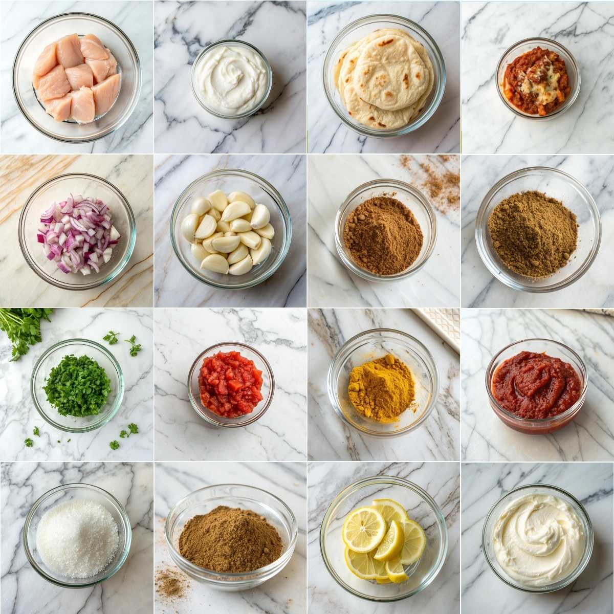 Easy Homemade Butter Chicken 10 Ingredients for easy homemade butter chicken with chicken, yogurt, butter, tomatoes, cream, garlic, ginger and spices HD!!