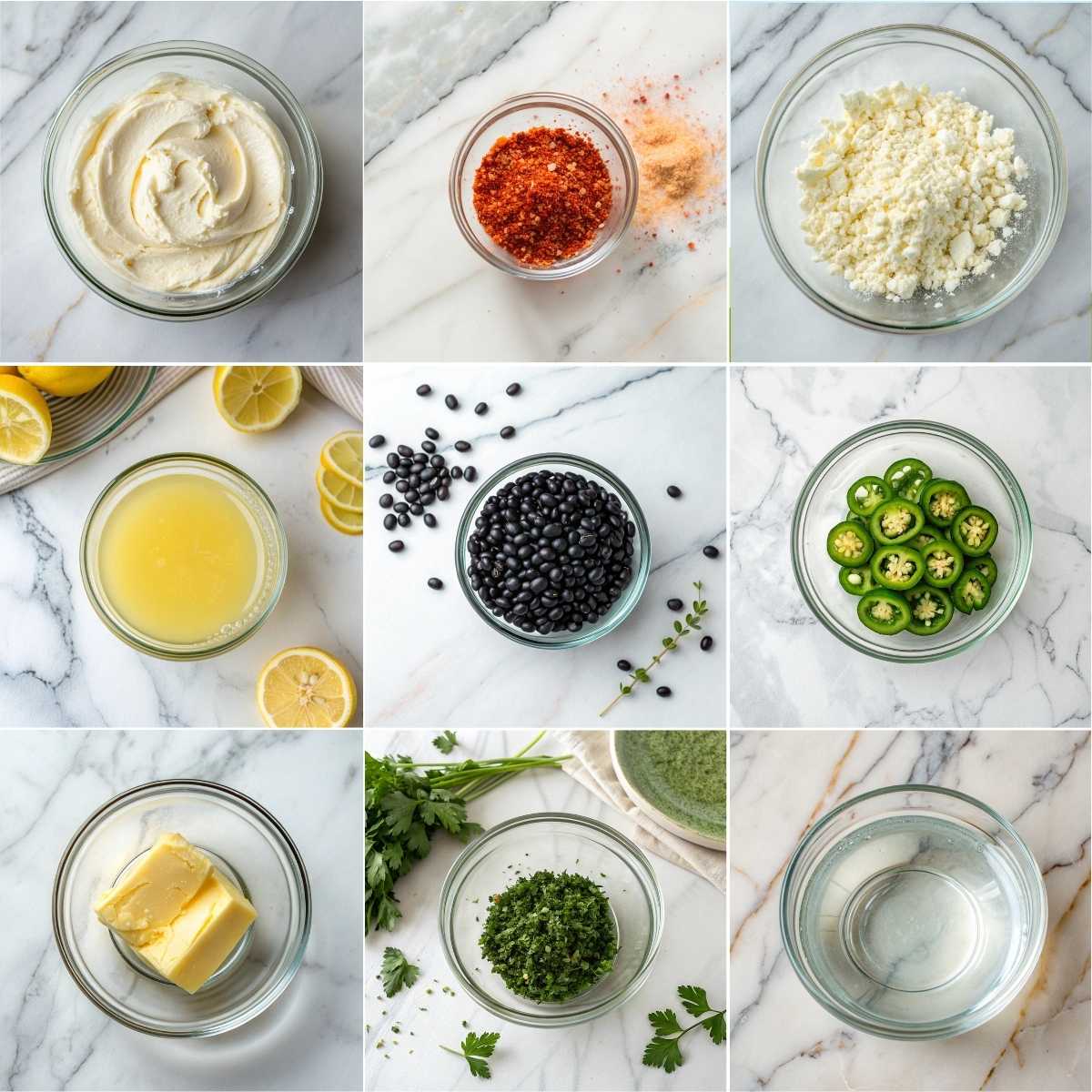 Easy Street Corn Chicken Bowl 11 Ingredients for easy street corn chicken bowl with tajin lime dressing, black beans, avocado, jalapenos, cotija and cilantro