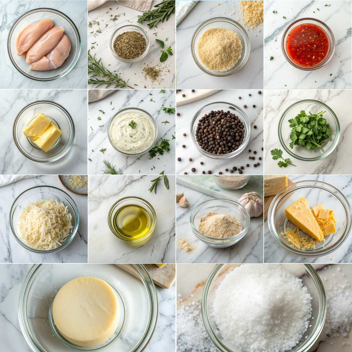 Longhorn Steakhouse Parmesan Chicken 10 Ingredients for Longhorn Parmesan Chicken with chicken breasts, ranch dressing, panko crumbs, Parmesan cheese and provolone