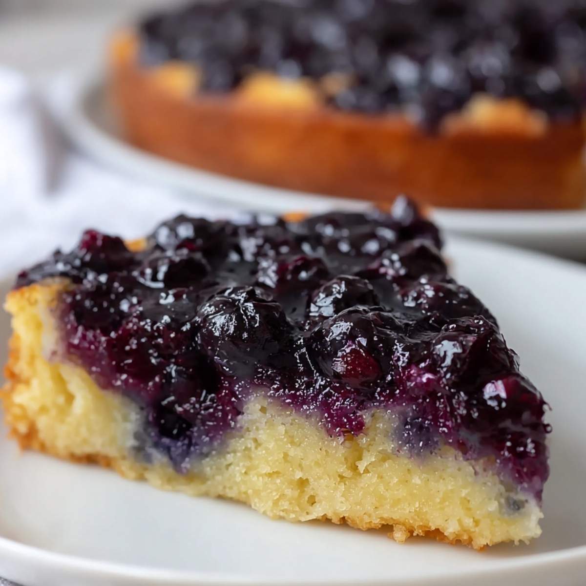Blueberry Upside Down Cake