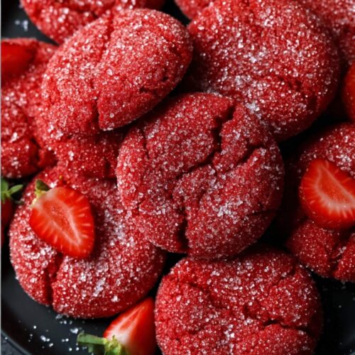 Easy Strawberry Sugar Cookies 26 Strawberry Sugar Cookies