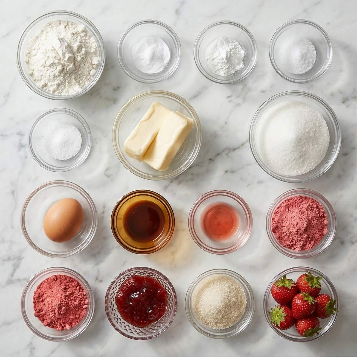 Easy Strawberry Sugar Cookies 10 Strawberry Sugar Cookies Ingredients