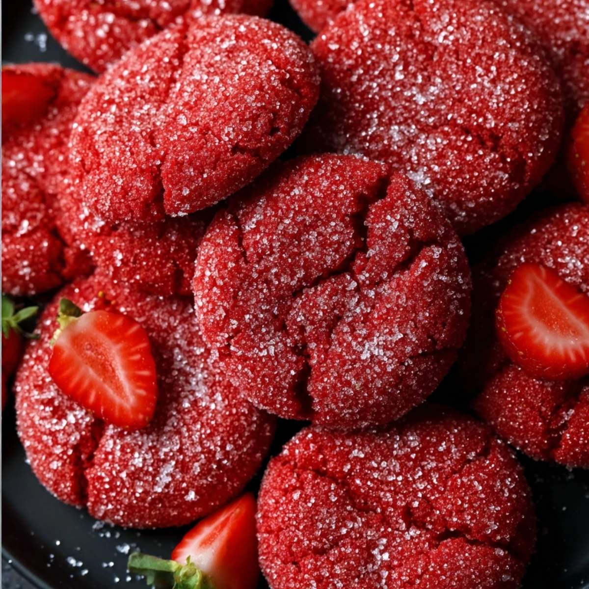 Strawberry Sugar Cookies